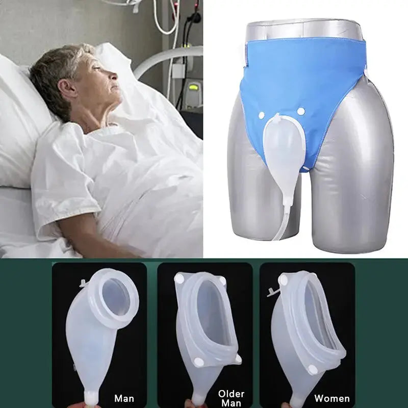 Reusable Hypo-allergenic Older Men And Woman Silicone Urine Collector Bags